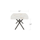 DecoScapes Oliver Emerald Rimless Porcelain Dining Table - Large