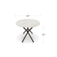 DecoScapes Oliver Oval Rimless Porcelain Dining Table