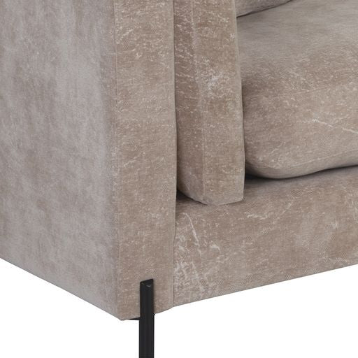Sunpan Josie Sofa in Nepal Cashew / Nepal Pebble