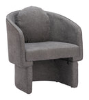 Zuo Modern Olya Accent Chair Truffle in Gray