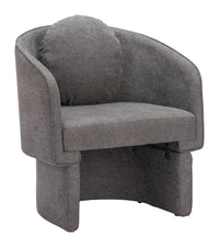 Zuo Modern Olya Accent Chair Truffle in Gray