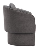 Zuo Modern Olya Accent Chair Truffle in Gray