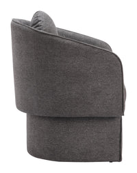 Zuo Modern Olya Accent Chair Truffle in Gray
