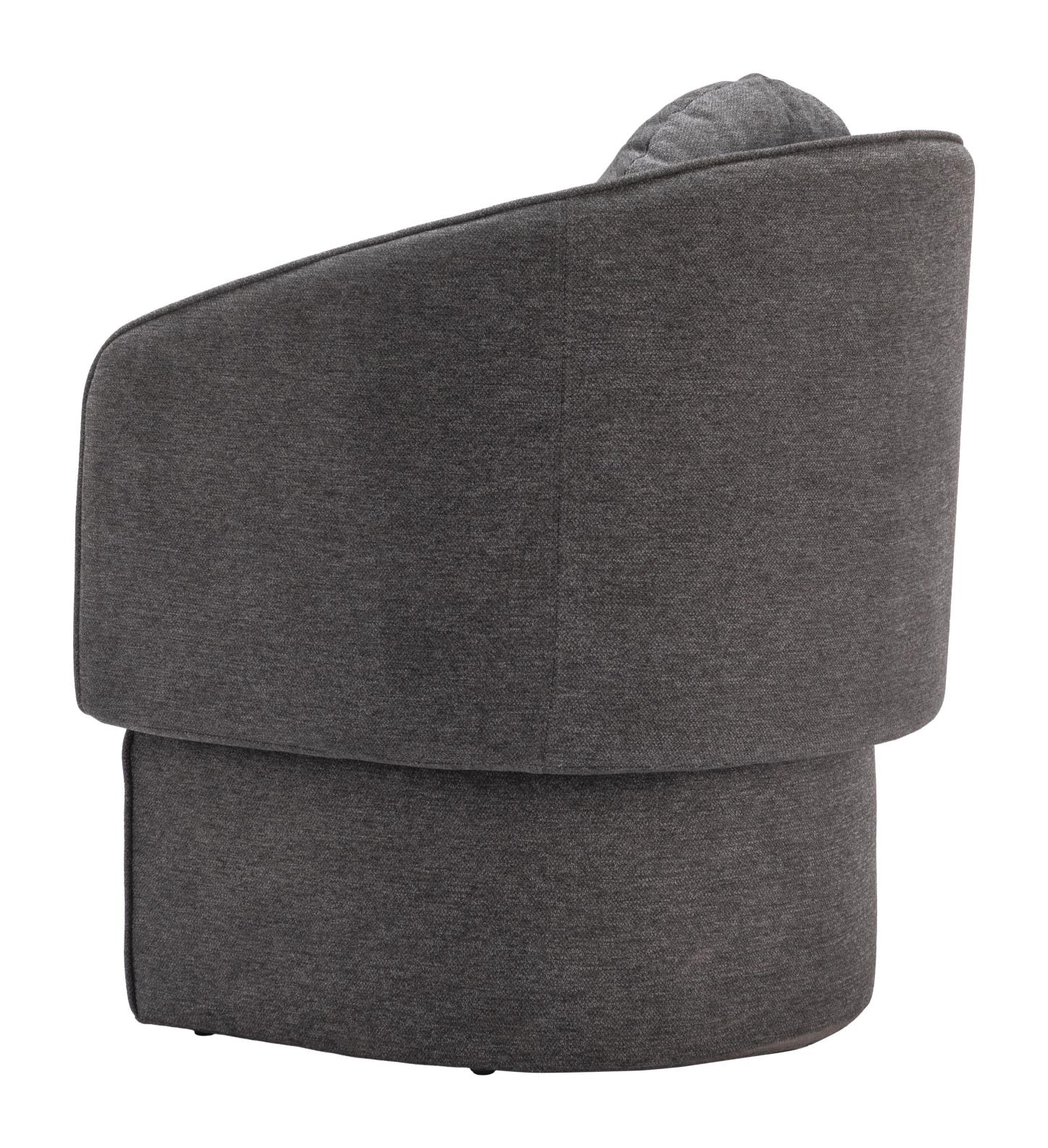 Zuo Modern Olya Accent Chair Truffle in Gray