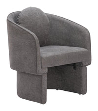 Zuo Modern Olya Accent Chair Truffle in Gray