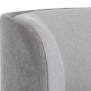 Sunpan Jaclyn Modular Left Armchair in Danny Dusty Blue / Egypt Light Grey-Danny Medium Grey