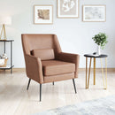 Zuo Modern Ontario Accent Chair Vintage in Brown/Black/Gray