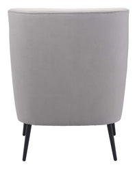 Zuo Modern Ontario Accent Chair Vintage in Brown/Black/Gray