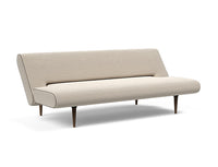 Innovation Living Unfurl Sofa in Dark Wood Legs