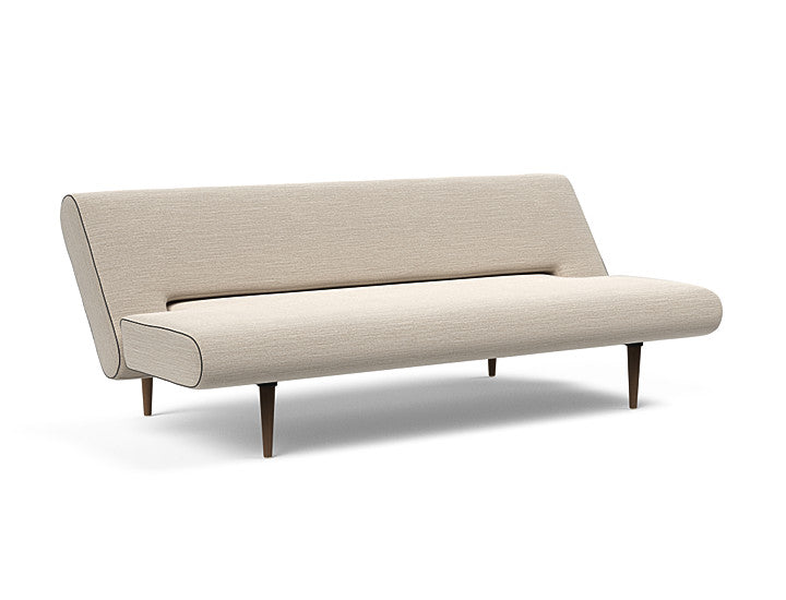 Innovation Living Unfurl Sofa in Dark Wood Legs