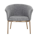 Sunpan Nadine Lounge Chair Chacha Grey / Chacha Navy