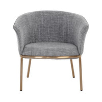 Sunpan Nadine Lounge Chair Chacha Grey / Chacha Navy
