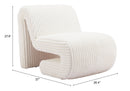Zuo Modern Opam Accent Chair in White