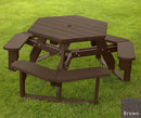 Polly Products Open Hexagon Table Universal Access
