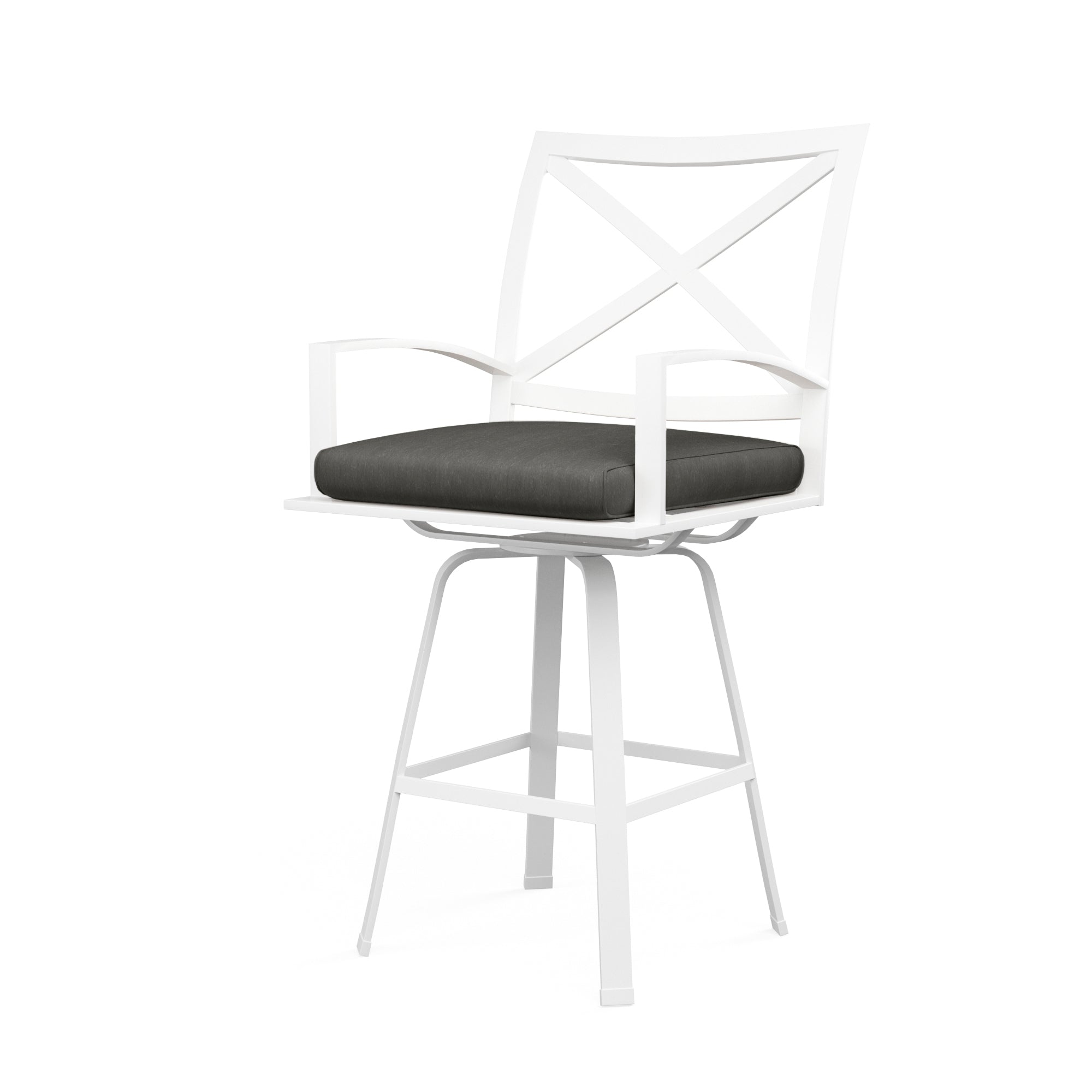 Sunset West Bristol Swivel Counter Stool with Cushion