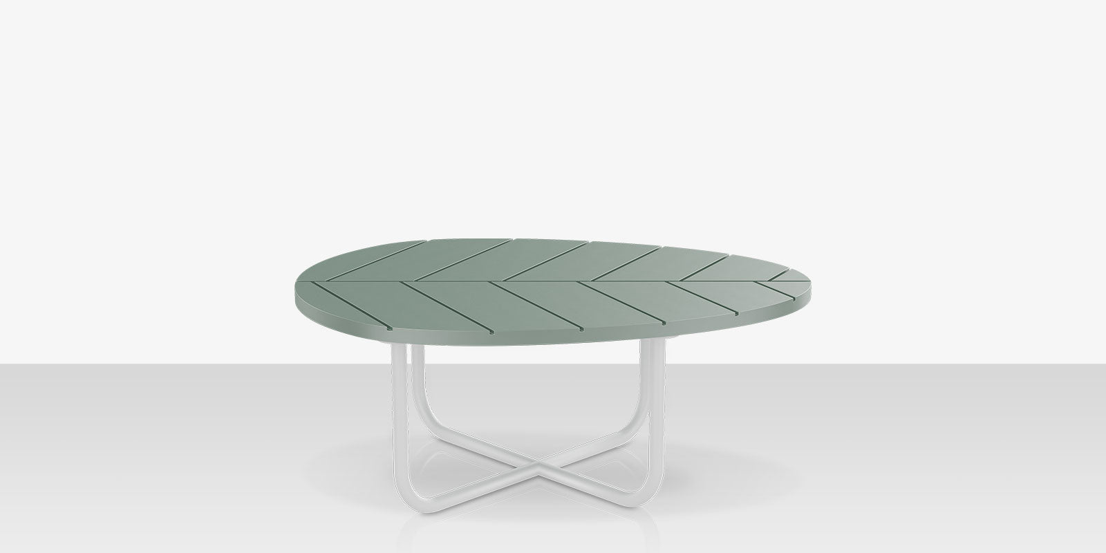 DecoScape Organic Leaf Nesting Table