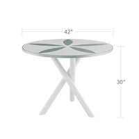 DecoScapes Organic Sand Dollar 42" Diameter Dining Table