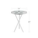 DecoScapes Organic Sand Dollar Side Table