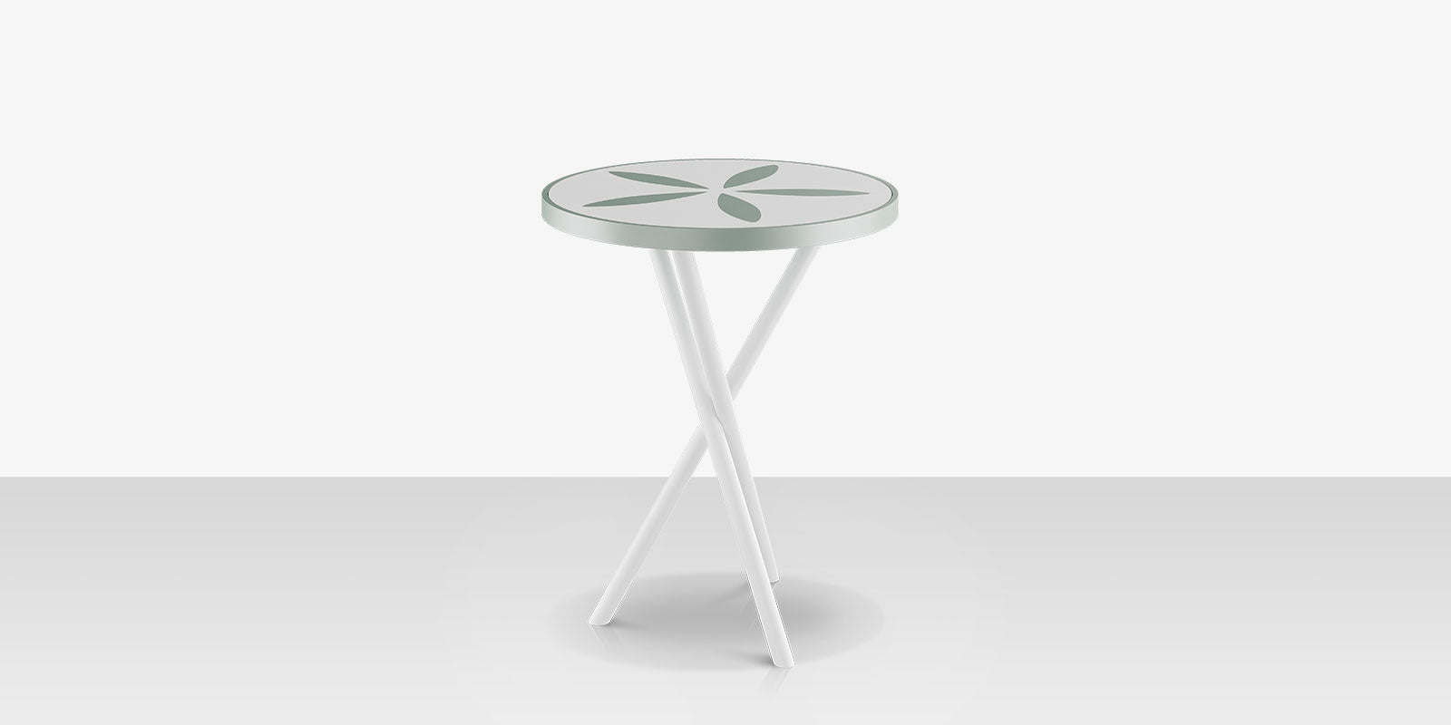 DecoScapes Organic Sand Dollar Side Table