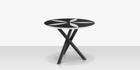 DecoScapes Organic Sand Dollar 42" Diameter Dining Table