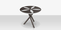 DecoScapes Organic Sand Dollar 42" Diameter Dining Table