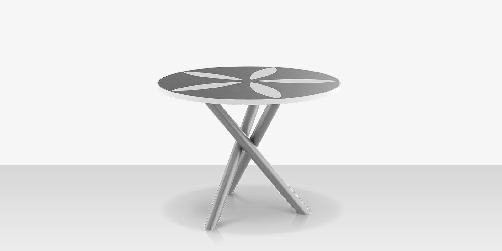 DecoScapes Organic Sand Dollar 42" Diameter Dining Table