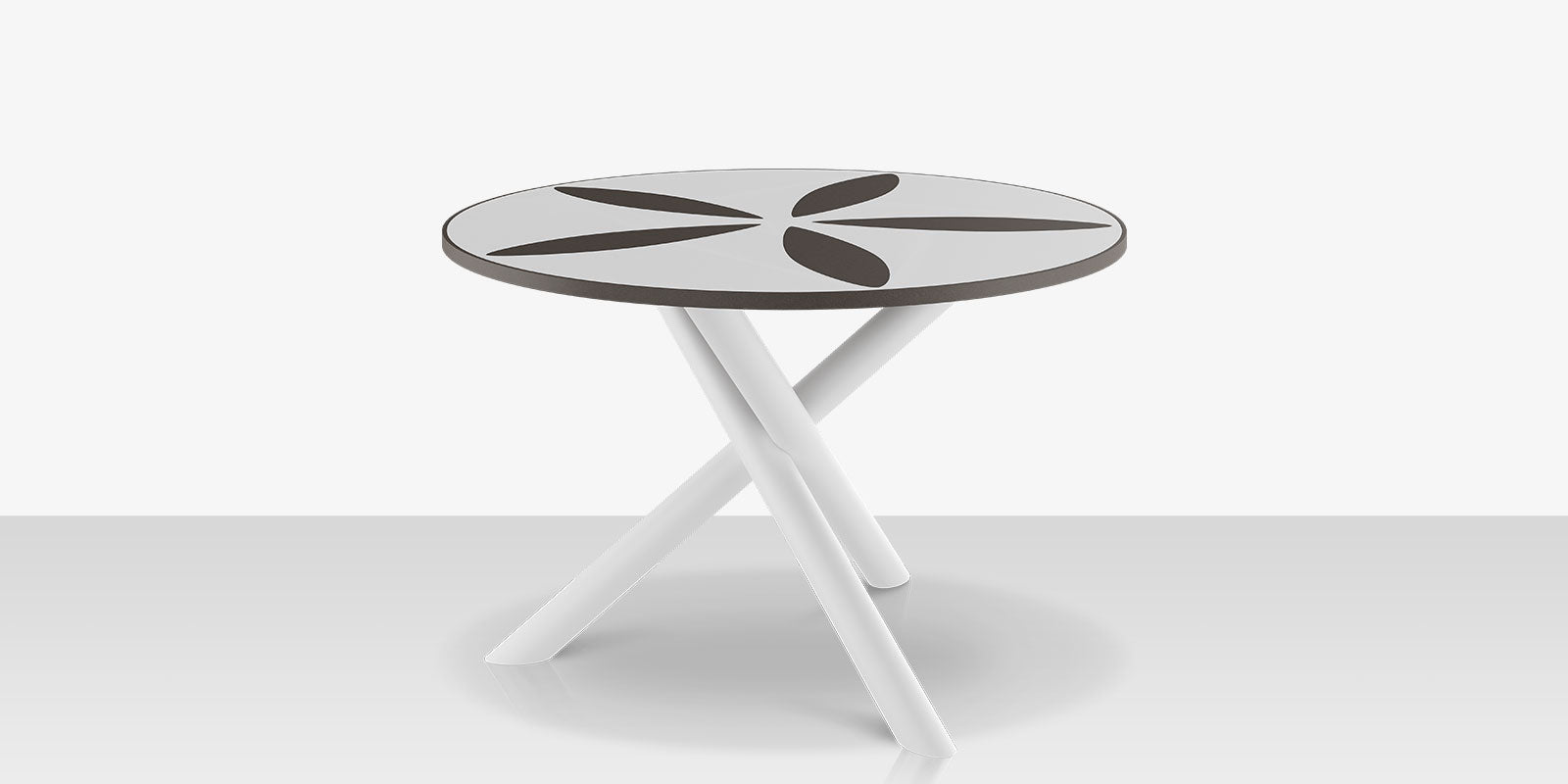 DecoScapes Organic Sand Dollar 48" Diameter Dining Table