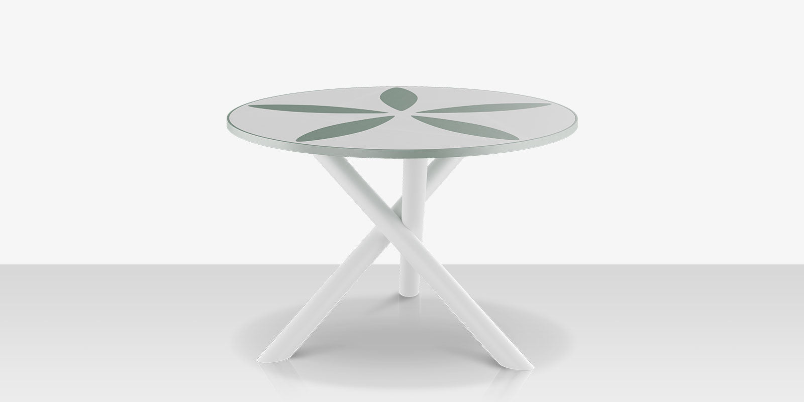 DecoScapes Organic Sand Dollar 48" Diameter Dining Table