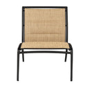 Woodard Orion Padded Sling Armless Lounge Chair
