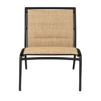 Woodard Orion Padded Sling Armless Lounge Chair
