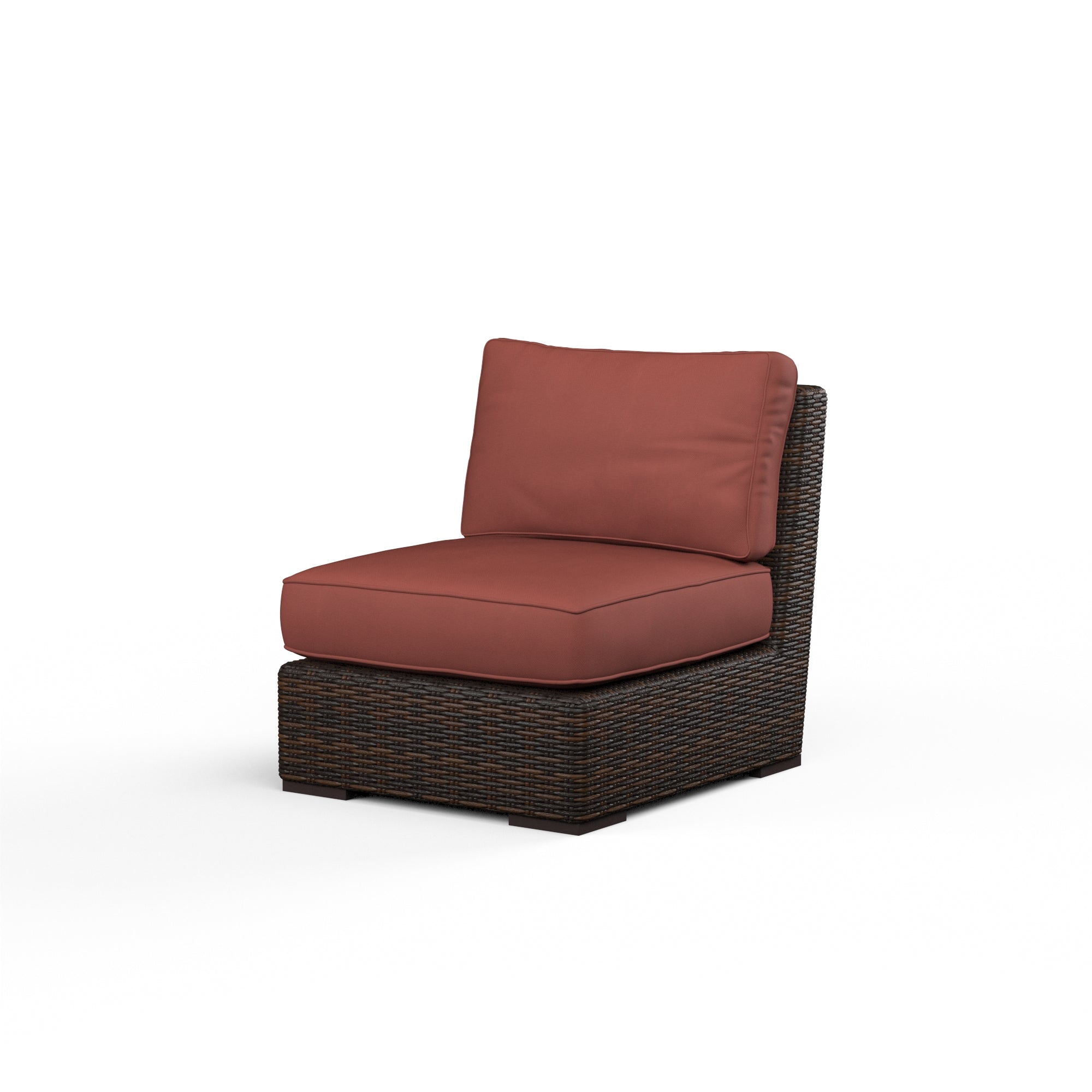 Sunset West Montecito Armless Club Chair with Cushion