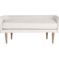 Sunpan Sammy Bench Black / Cream / Grey Sky