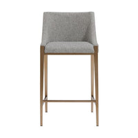 Sunpan Dionne Counter Stool in Monument Oatmeal / Monument Pebble
