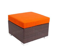 BFM Seating Aruba Ottoman Java Wicker - No Cushion