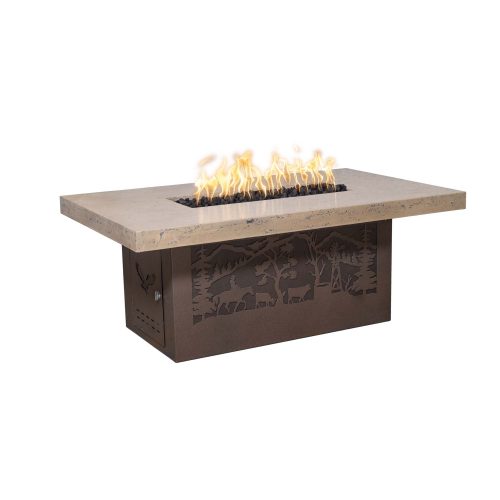 The Outdoor Plus 60" x 36" Rectangle Outback Fire Pit
