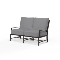 Sunset West La Jolla Aluminum Loveseat with Cushion