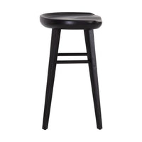 Sunpan Dominic Counter Stool in Black / Walnut / Light Oak