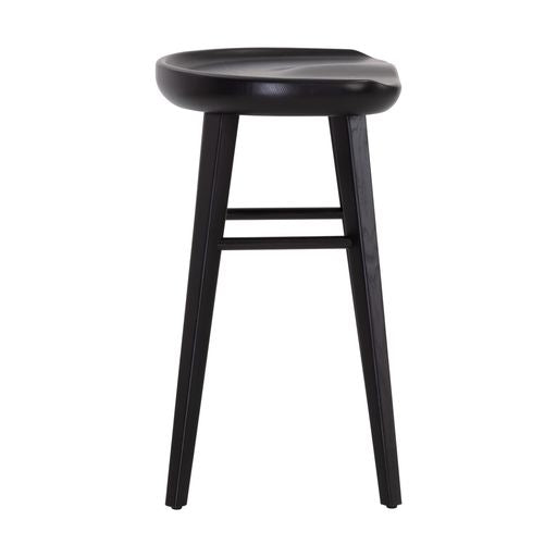 Sunpan Dominic Counter Stool in Black / Walnut / Light Oak