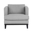 Sunpan Kaius Armchair in Limelight Oat / Limelight Silver