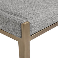 Sunpan Dionne Dining Chair in Monument Oatmeal / Monument Pebble