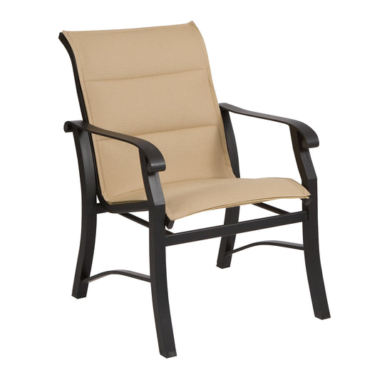 Woodard Cortland Padded Sling Dining Armchair