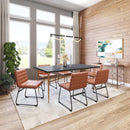 Zuo Modern Pago Dining Chair in Brown