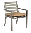 Woodard Palm Coast Slat Dining Armchair - Stackable