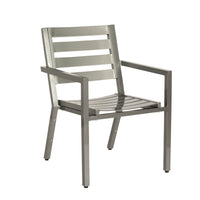 Woodard Palm Coast Slat Dining Armchair - Stackable