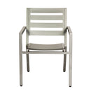 Woodard Palm Coast Slat Dining Armchair - Stackable