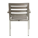Woodard Palm Coast Slat Dining Armchair - Stackable