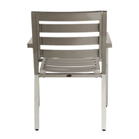 Woodard Palm Coast Slat Dining Armchair - Stackable