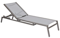 Woodard Palm Coast Sling Adjustable Chaise Lounge - Stackable