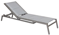 Woodard Palm Coast Padded Sling Adjustable Chaise Lounge - Stackable
