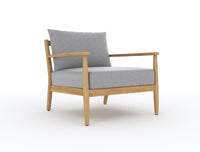 Royal Teak Palma Club Chair with Cushions